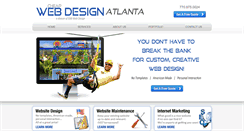 Desktop Screenshot of cheapwebdesignatlanta.com